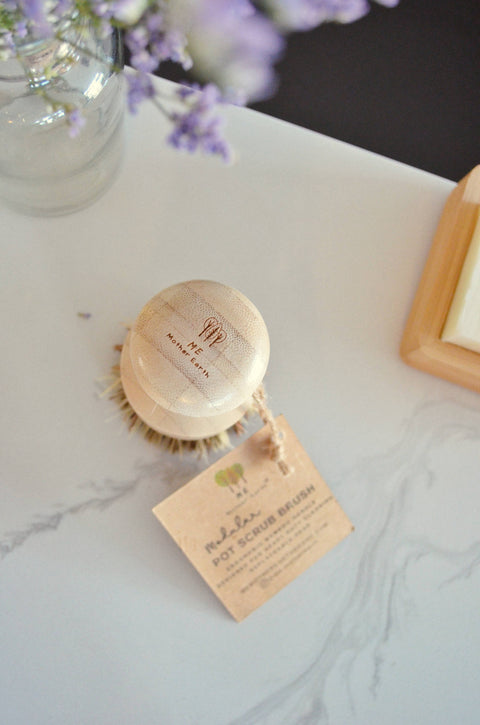 Replaceable Headed Pot Scrubbing Brush