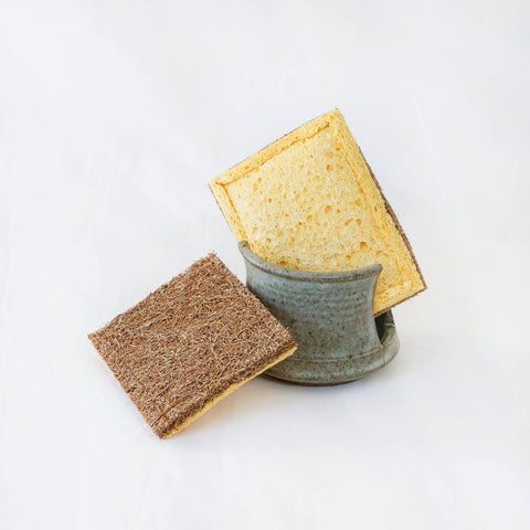 Cellulose Dish Sponge with Coconut Scrubber - Simple Ecology