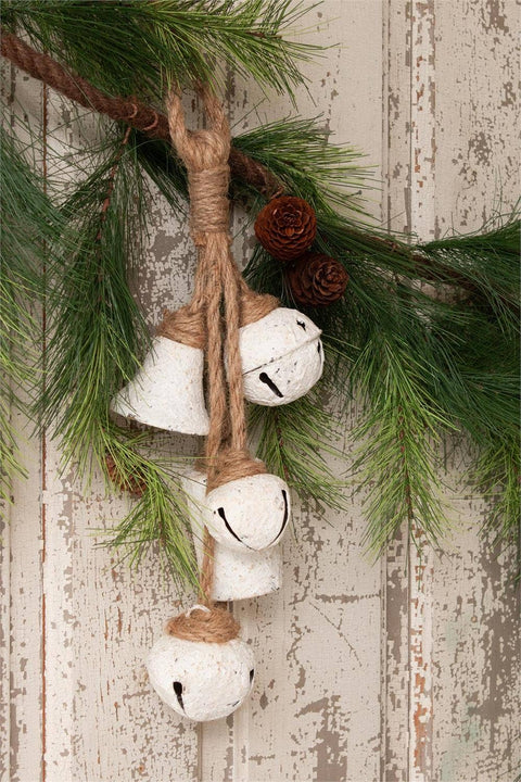 Distressed Hanging White Bells (PC)