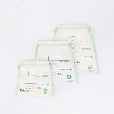 Organic Cotton Bulk Bin Bags - Simple Ecology