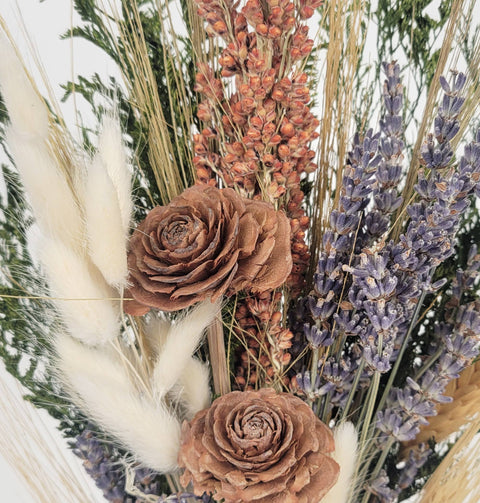 Lavender & Grains Rustic Bouquet #53