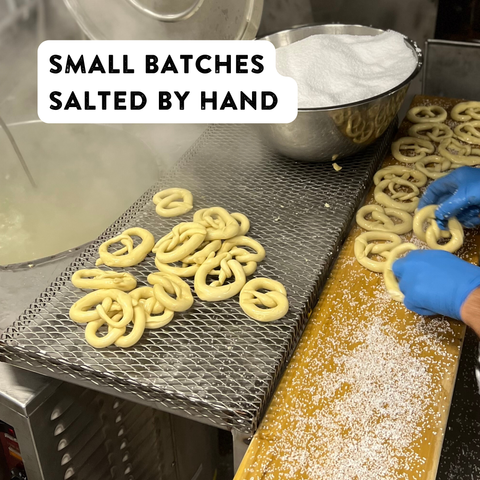 Handmade Pretzels, Salted Bulk Pieces - 10# Box