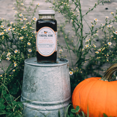 Pumpkin Spice Infused Maple Syrup