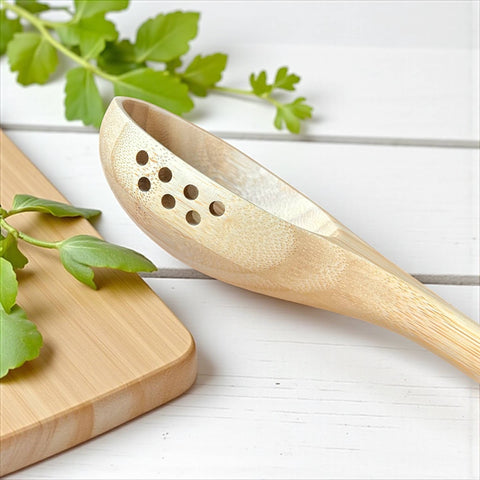 Bamboo Ladle Straining Spoon