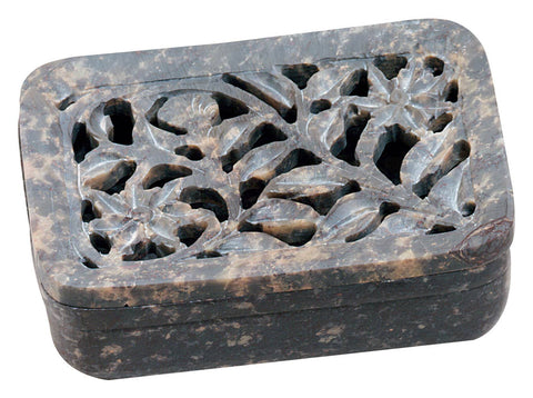 Flower Garden Soap dish - Soapstone