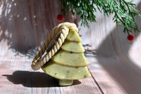 Hanging Xmas tree | Sage soap | Eucalyptus soap