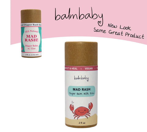 Balm Baby - MAD RASH Diaper Balm w/ Zinc - Eco Stick