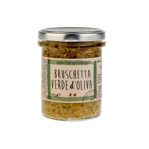 Italian Imported Green Olive Bruschetta