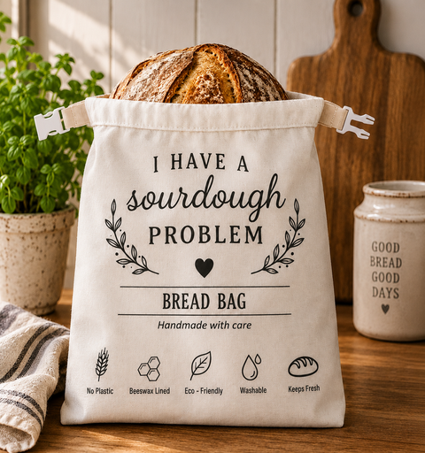 Beeswax-Lined Bread Bag | I Have a Sourdough Problem
