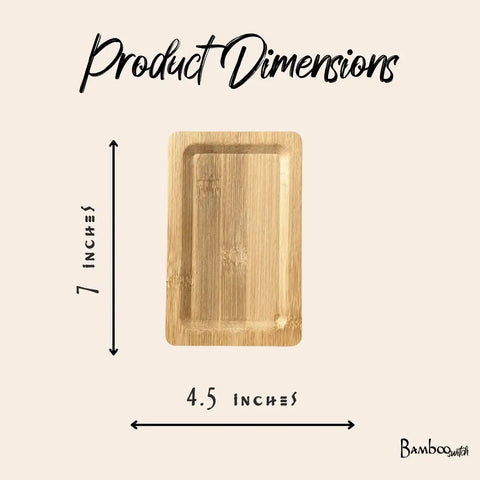 Bamboo Snack Plates | 4 Piece Set