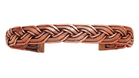 Braided Copper Cuff