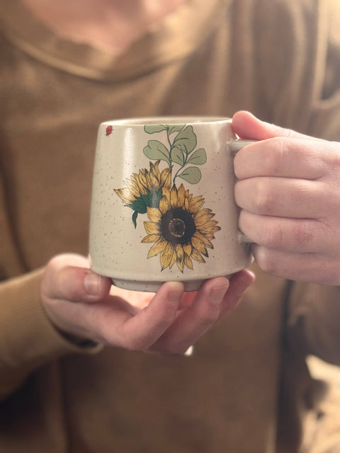 Savor Sunshine Sunflower Mug
