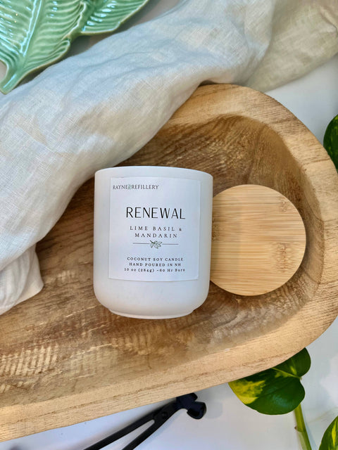The Granite Vessel -  Coconut Soy Wax Candle: Renewal