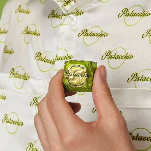 Chocoviar Pistachio Dark Chocolate - Italian Gourmet Candy