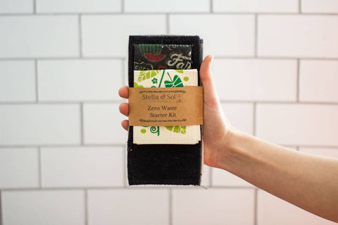 Zero Waste Starter Kit, Greyscale, EcoFriendly, Wedding Gift