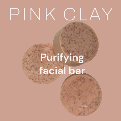 Pink Clay Facial Cleansing Bar Bulk Apothecary
