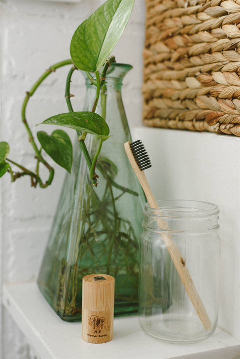 Vegan Eco Dental Floss- Refillable Bamboo Container