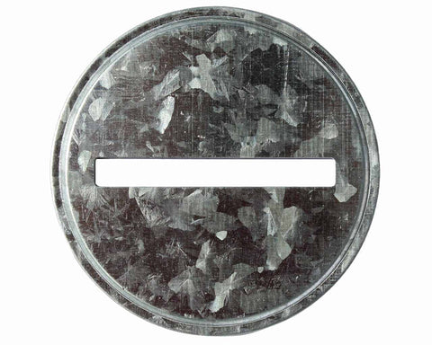Coin Slot Bank Galvanized Metal Lid Insert for Mason Jars | Single Top