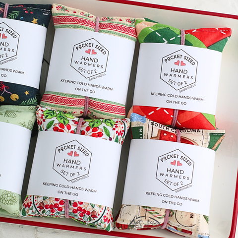 Microwavable Eco-Friendly Hand Warmers ⋆ Random Winter Designs