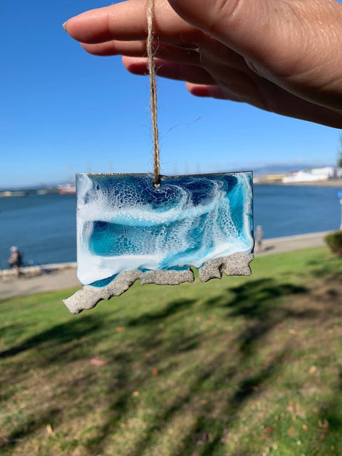 Connecticut State Ocean Ornament