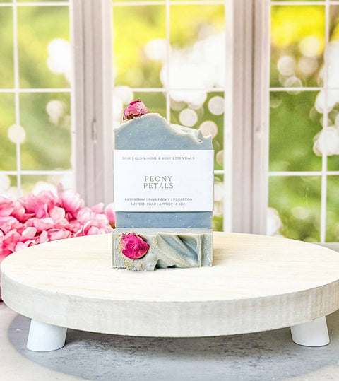 Peony Petals - Handcrafted Artisan Soap Bar