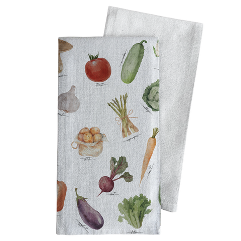 Vegetables Tea Towel