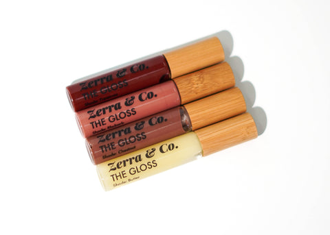 Hydrating, Plumping Eco-Friendly Lip Gloss | 3 Shades