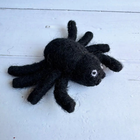 Black Felt Spider 