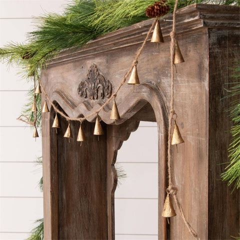 Holiday (and beyond) Garland - Gold Tone Mini Bells | Single Strand