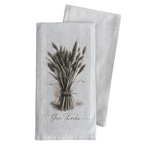 Bundle of Thanks Thanksgiving Tea Towel