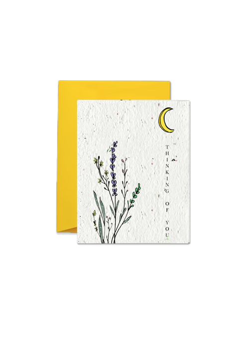 Thinking Of You Wild Seed Paper Greeting Card