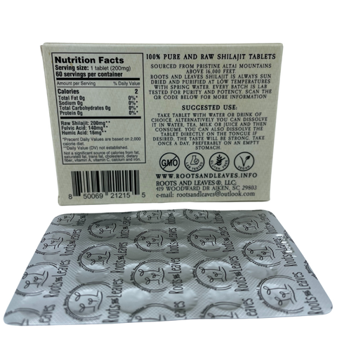 Pure Shilajit Tablets  60 doses