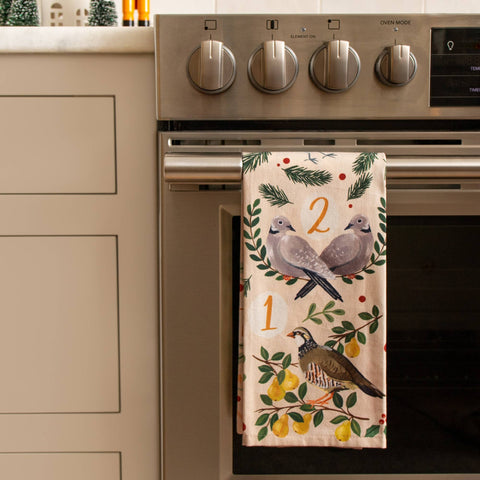 12 Days Of Christmas Holiday Kitchen Towel