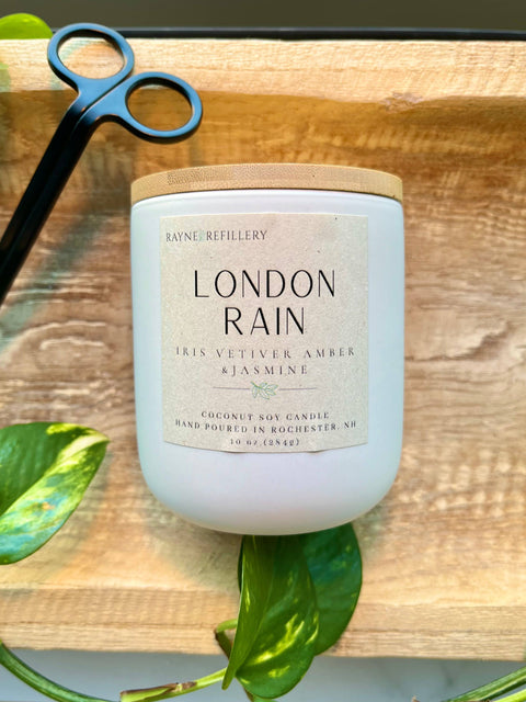 Non-Toxic Coconut Soy Wax Candle in Granite Vessel & Refills