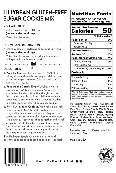 Sugar Cookie Mix (Allergen free)