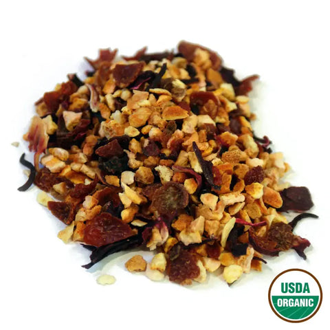 Orange-Cranberry Herbal Tisane, Organic - Bulk, 1lb