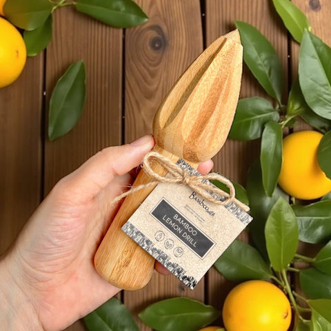Bamboo Lemon Juicer Drill | Earth Day Bestseller