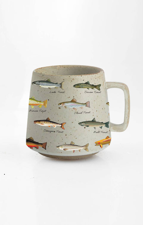 Here Fishy Fishy!  Stonewear Mug