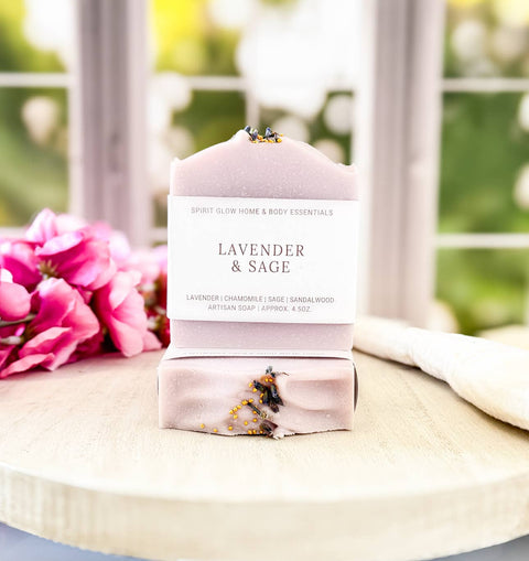 Lavender and Sage - Handcrafted Artisan Soap Bar