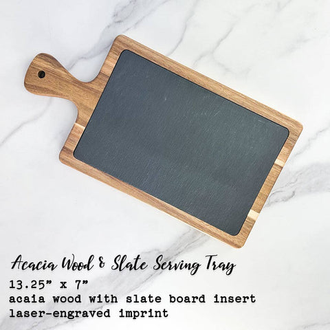 LOCAL City, State - Custom Slate Serving Board