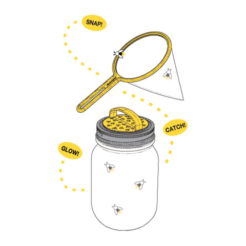 Jarware Firefly Kit for Regular Mouth Mason Jar