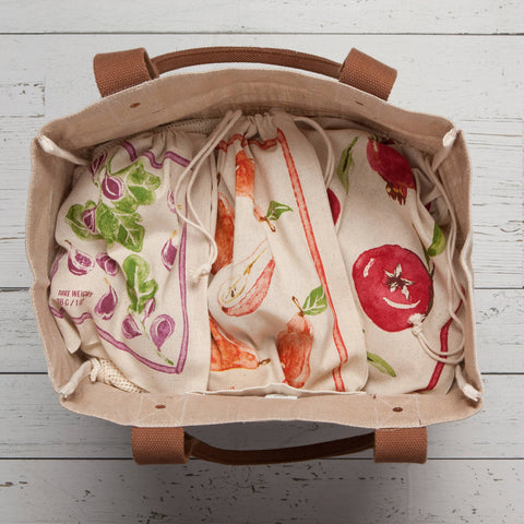 Ambrosia Reusable Produce Bags Set of 3