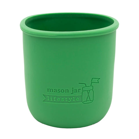 Silicone Sleeve for Regular Mouth Pint 16oz Mason Jars