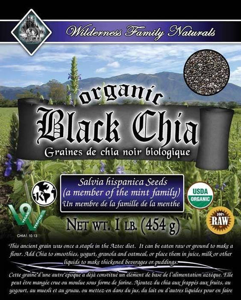 Organic Whole Black Chia Seeds