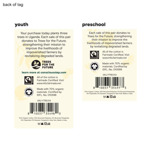 Kids Socks that Plant Trees | Beige Lemons