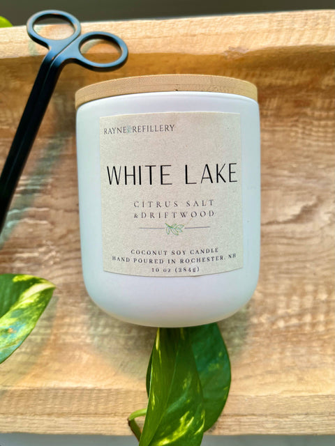 Non-Toxic Coconut Soy Wax Candle in Granite Vessel & Refills