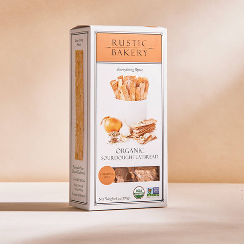 Organic Flatbread Crackers - Everything Spice