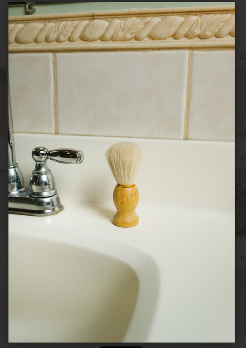Natural Bristle Bamboo Shave Brush