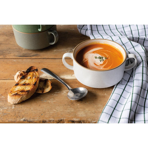 Stoneware Soup Bowl | White