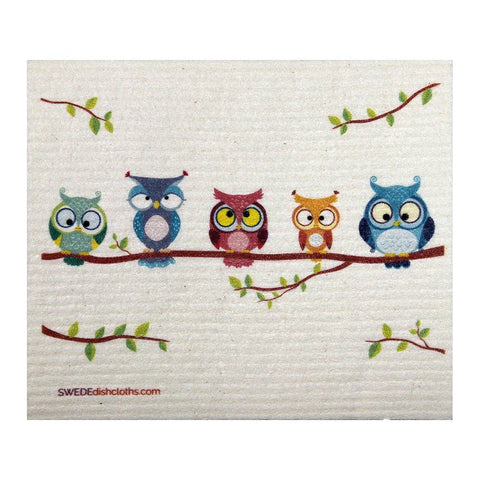 Swedish Dishcloth| Owl Friends